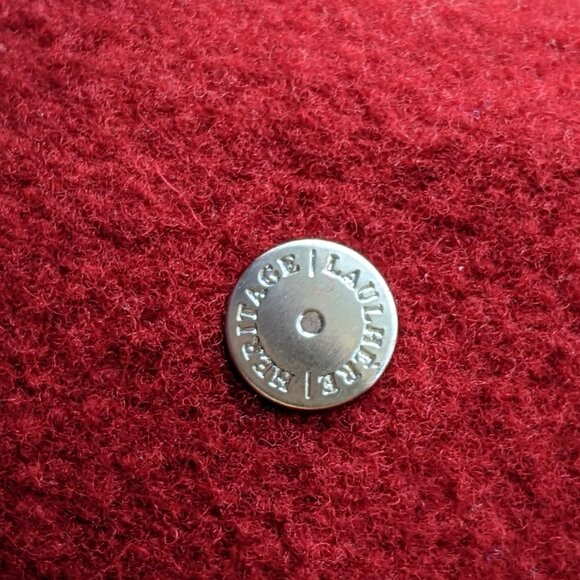 Laulhere unisex Heritage beret, 100% merino wool, red, made in France - Picture 5 of 8